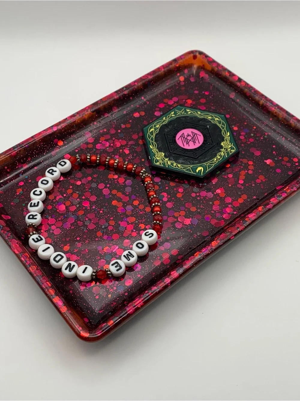 Red & Black trinket tray